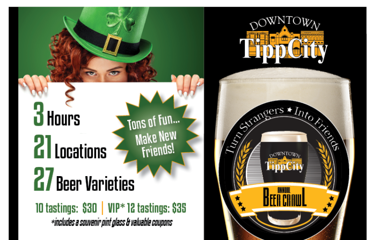 Downtown Tipp City Beer Crawl This Friday Night!