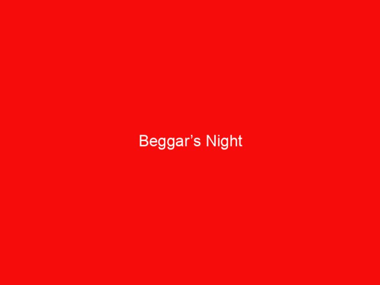 Beggar’s Night