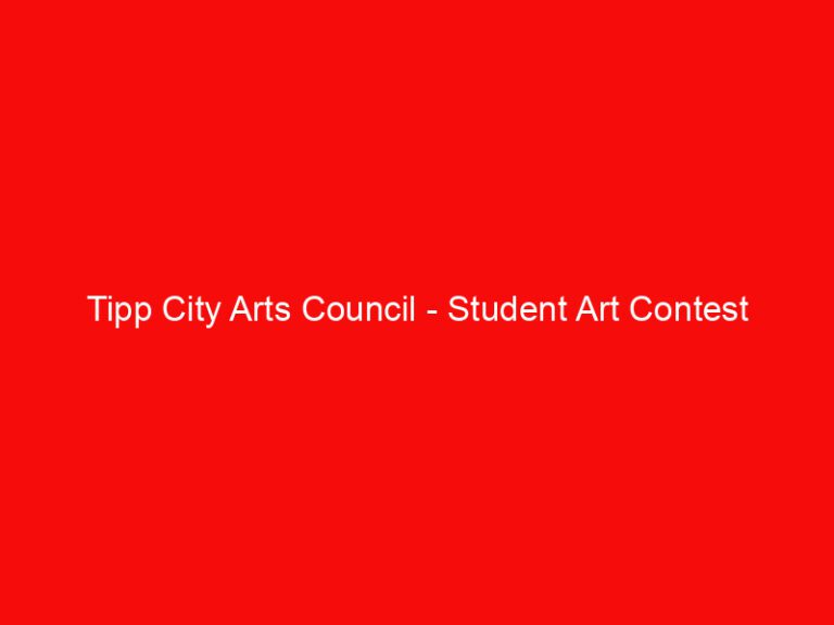 Tipp City Arts Council – Student Art Contest